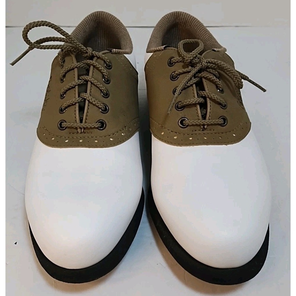 FootJoy White and Tan Women's Golf Shoes